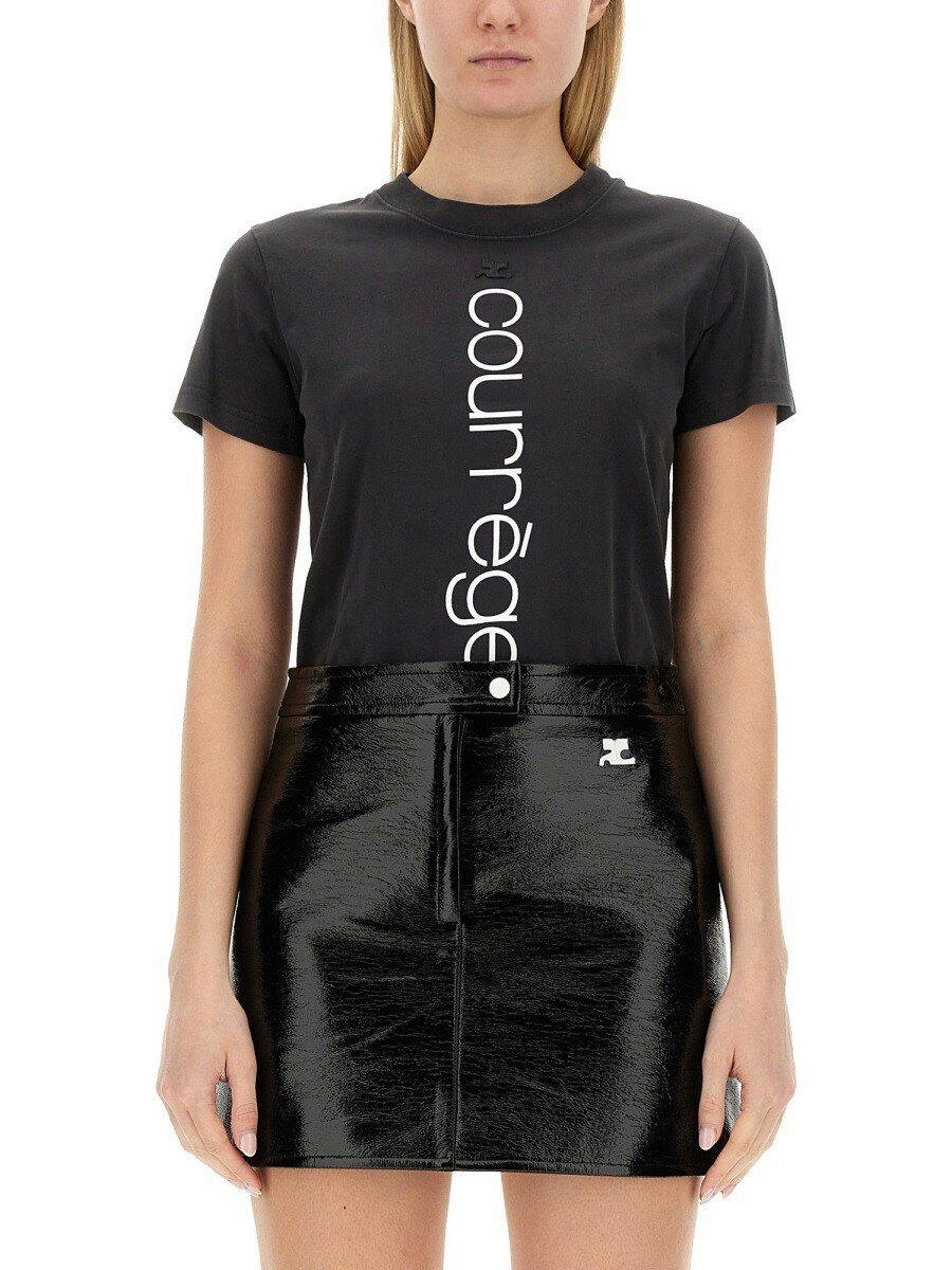 졼 COURREGES ݥ T ǥ ֥å T-shirts and polo shirts 341328 ...