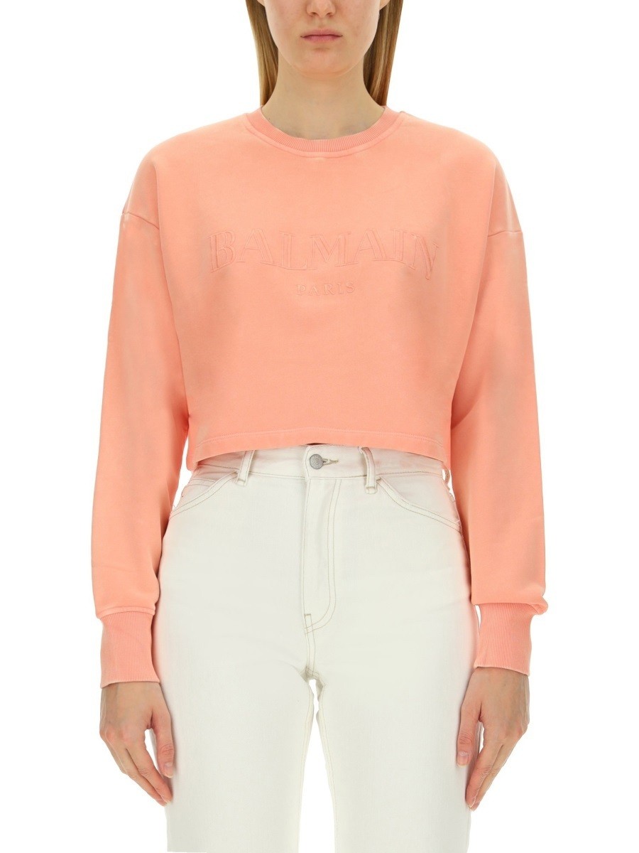 Хޥ BALMAIN ȥ졼ʡ ǥ ԥ Sweatshirts 329275 PINK  ̵ åԥ̵ 2...