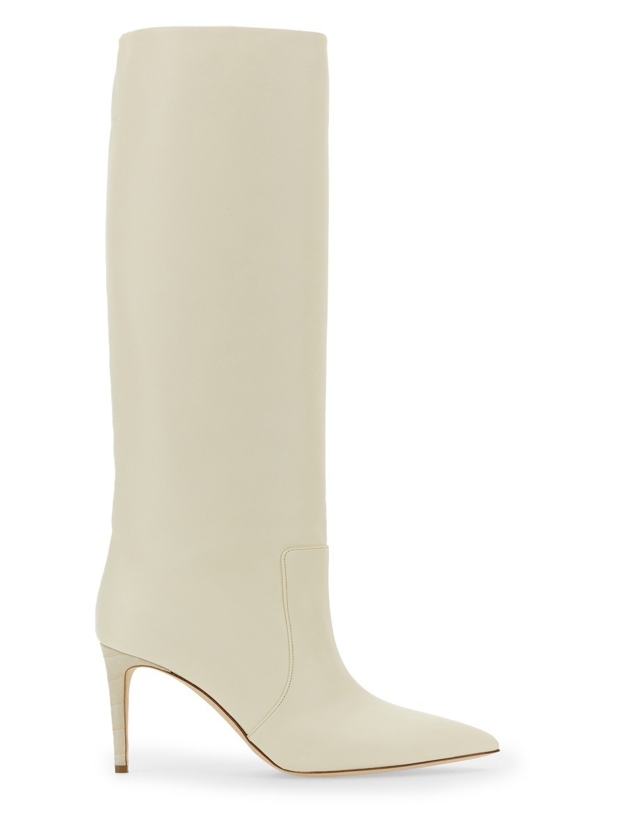 ѥ ƥ PARIS TEXAS ֡ ǥ ۥ磻 Boots 340608 WHITE  ̵ åԥ̵ ...