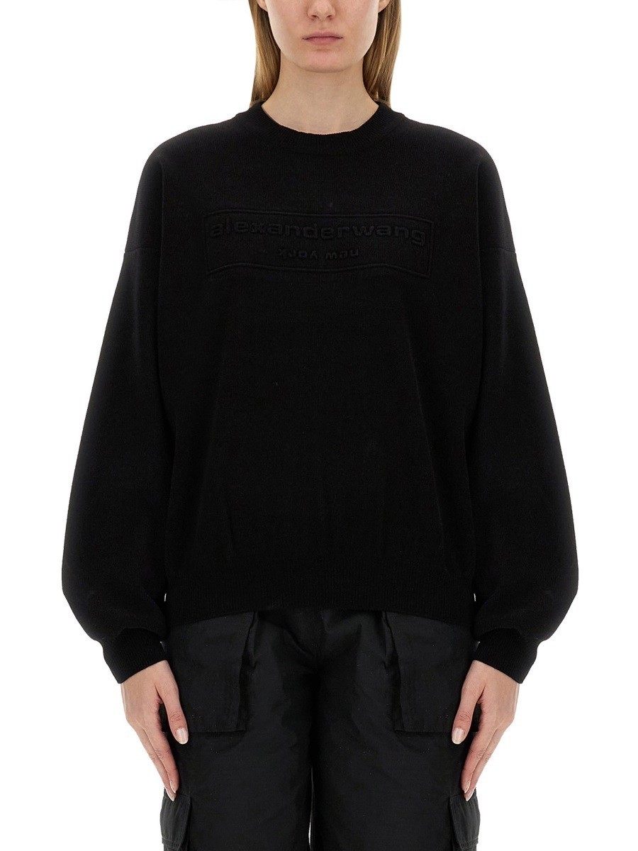 쥭 ALEXANDER WANG ȥ졼ʡ ǥ ֥å Sweatshirts 333004 BLACK  ...