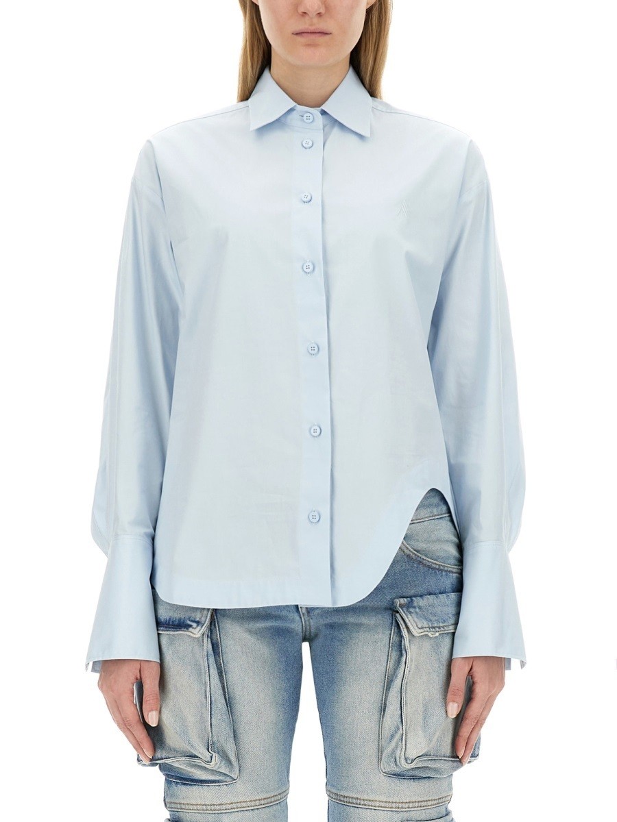 ƥ ATTICO  ǥ Shirts 334275 AZURE  ̵ åԥ̵ 2024AW el