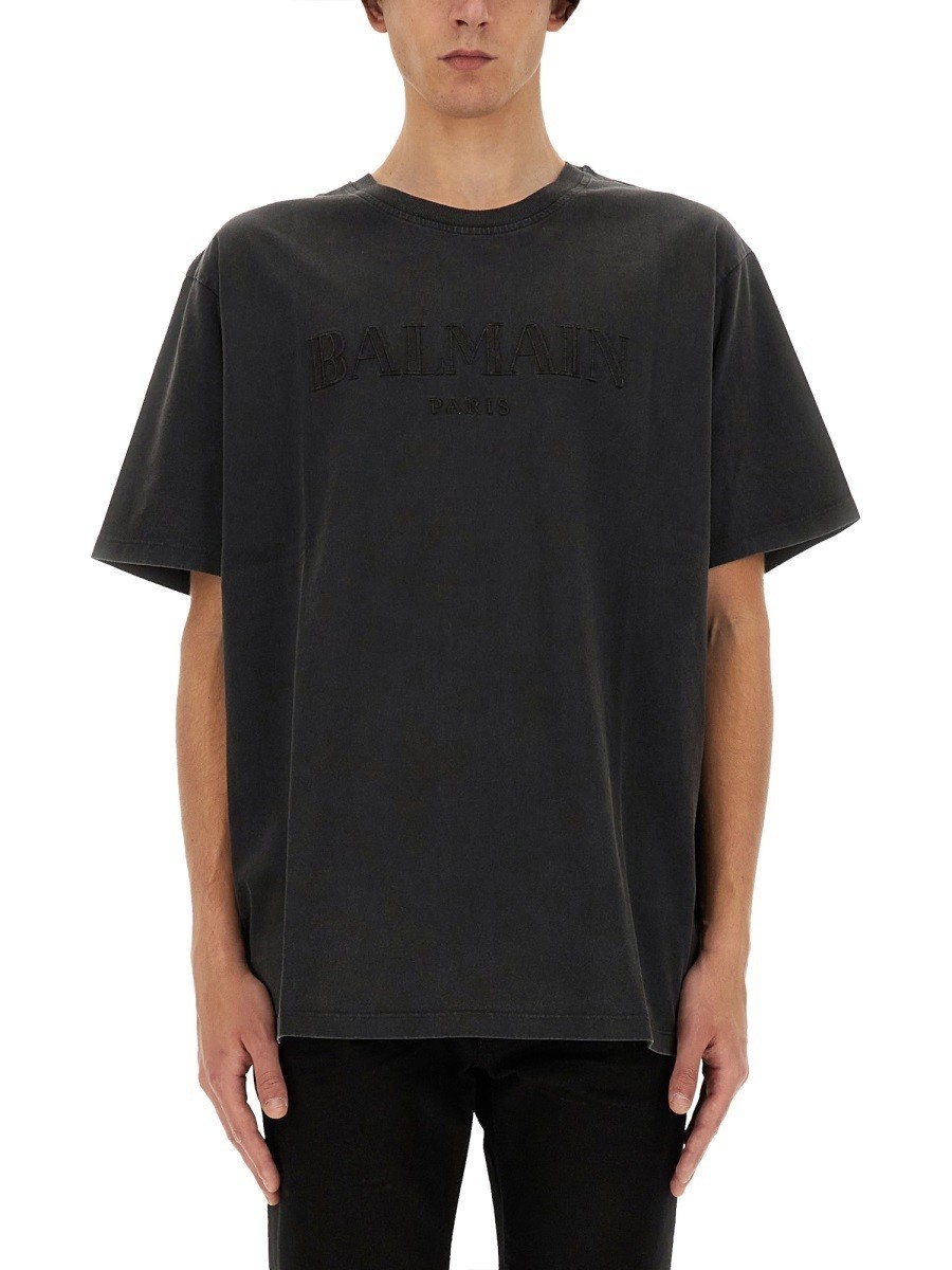 Хޥ BALMAIN T  T-shirts 334091 CHARCOAL  ̵ åԥ̵ 2024AW ...
