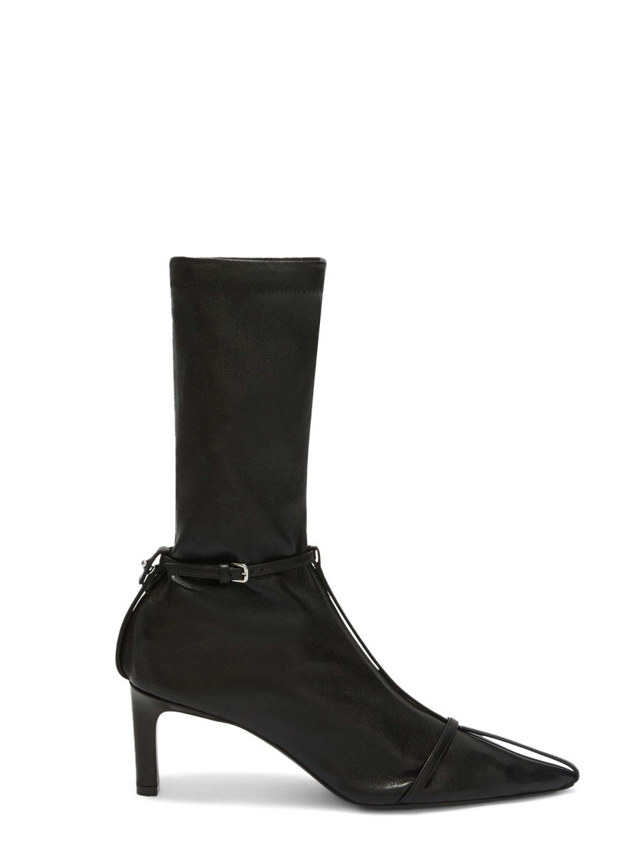 륵 JIL SANDER ֡ ǥ ֥å Boots 340204 BLACK  ̵ åԥ̵ 20...