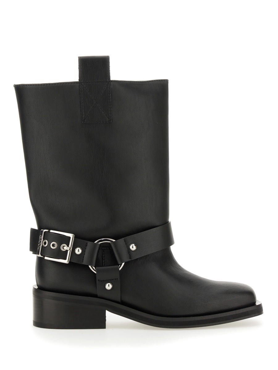 ˡ GANNI ֡ ǥ ֥å Boots 329654 BLACK  ̵ åԥ̵ 2024AW el