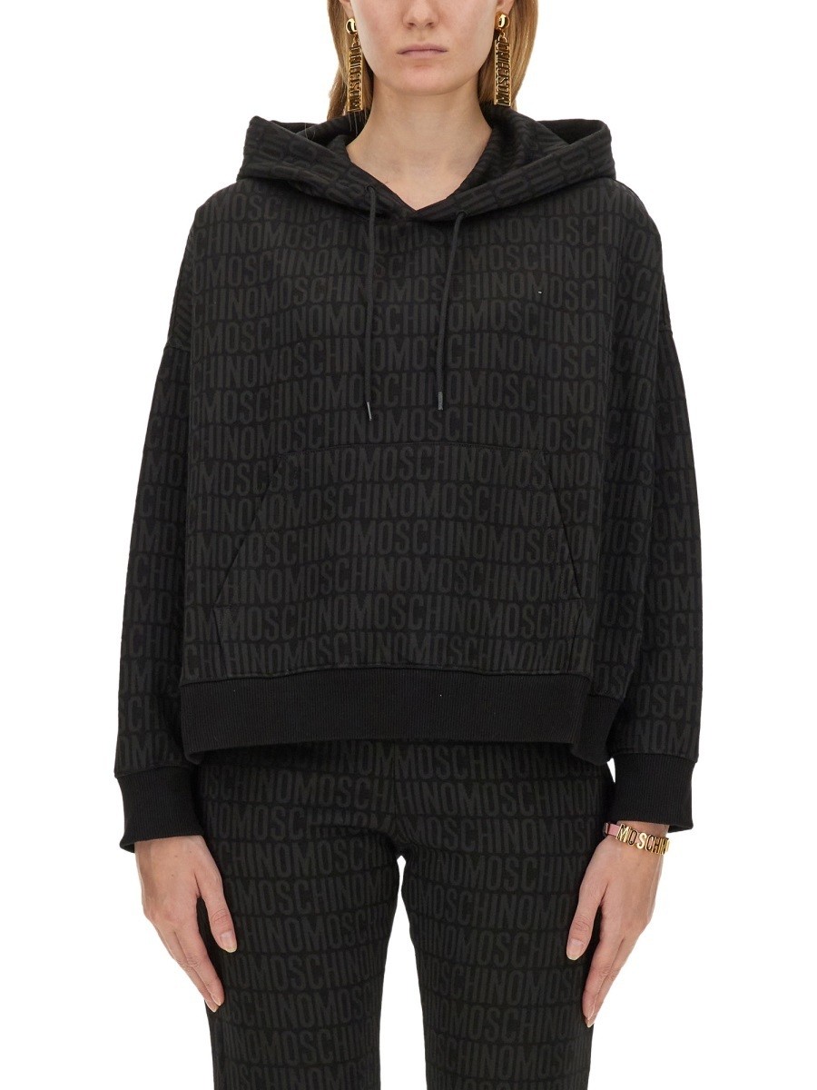 ⥹ MOSCHINO ȥ졼ʡ ǥ ۥ磻 Sweatshirts 332891 WHITE  ̵ åԥ...