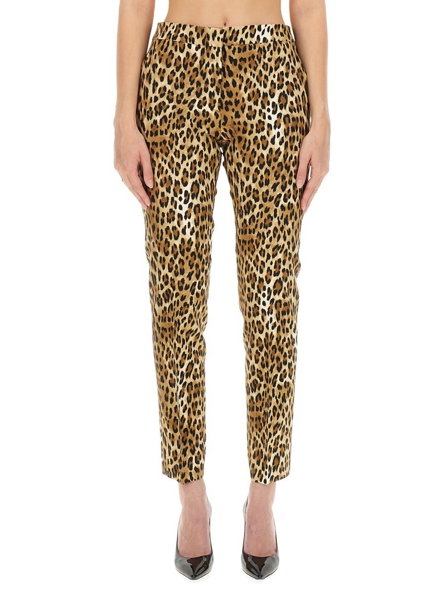 ݥȺ4!! ⥹ MOSCHINO ܥ ѥ ǥ Trousers 330686 ANIMALIER ...