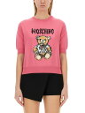 MOSCHINO モスキーノ ピンク PINK ニットウェア レディース 春夏2024 309797 【関税・送料無料】【ラッピング無料】 el