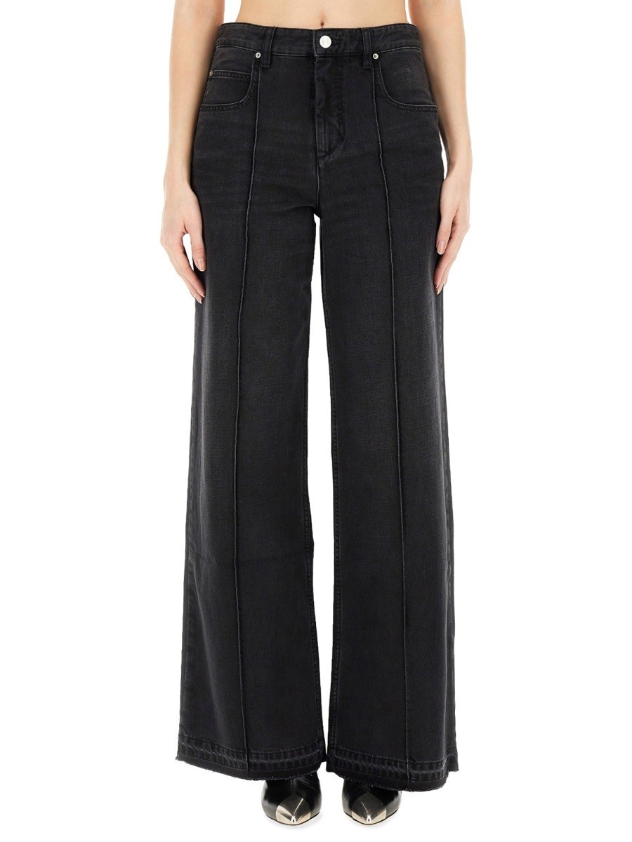 ݥȺ4!! ٥ ޥ ISABEL MARANT ǥ˥ ǥ ֥å Jeans 311226 BLAC...
