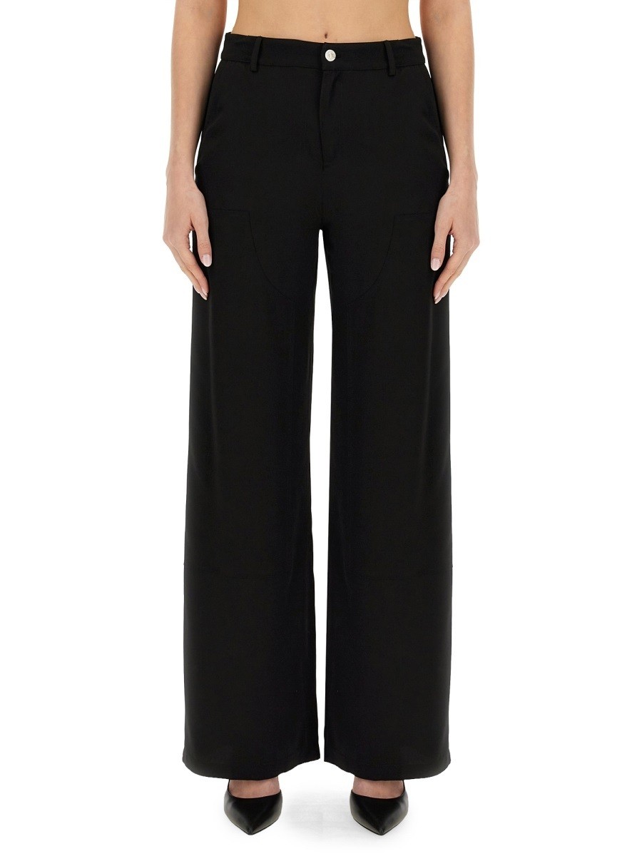 ݥȺ4!! ⥹  MOSCHINO JEANS ܥ ѥ ǥ ֥å Trousers 3...