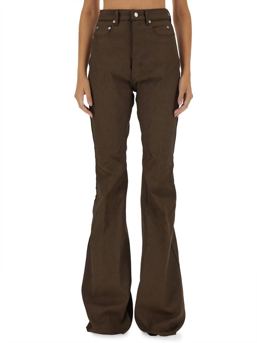 å  RICK OWENS ܥ ѥ ǥ ֥饦 Trousers 334357 BROWN  ̵ ...
