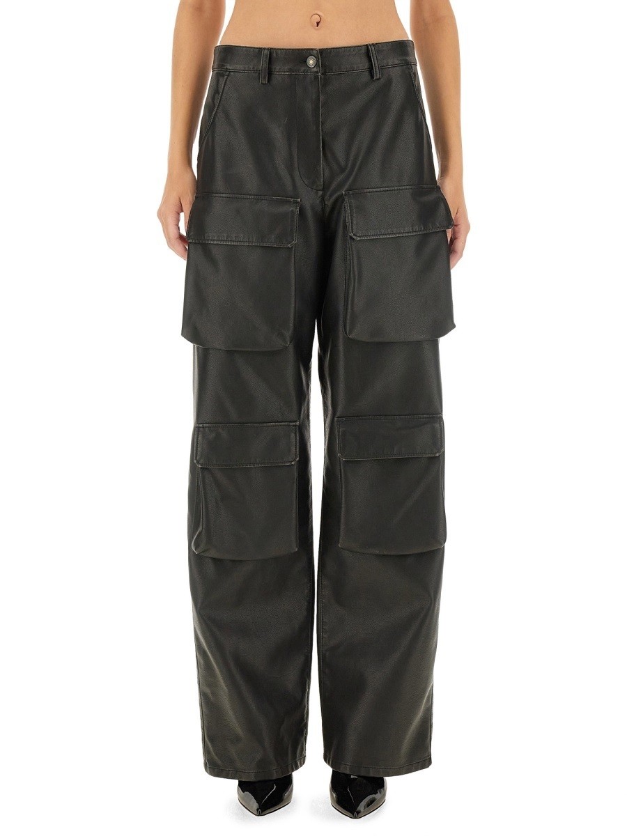 ݥȺ4!! २ MSGM ܥ ѥ ǥ ֥å Trousers 332539 BLACK ...