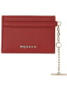 【三連休限定1000円OFF】 アレキサンダー マックイーン ALEXANDER MCQUEEN カードホルダー 財布 レディース レッド Wallets and Card Holders 342561 RED 関税 送料無料 ラッピング無料 2024AW el