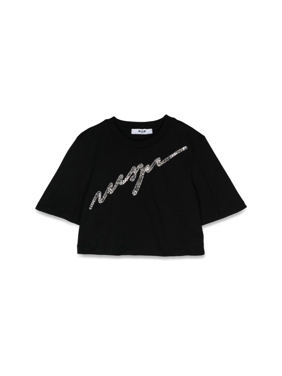 २ MSGM 󥰥꡼T T 륺 ֥å Long sleeve t-shirts 331923 B...