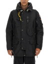 【本日ポイント4倍!!】 パラジャンパーズ PARAJUMPERS トレンチ コート メンズ ブラック Coats and Trench 337369 BLACK 関税 送料無料 ラッピング無料 2024AW el
