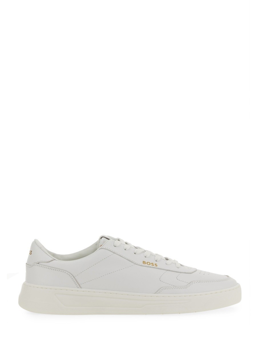 ܥ BOSS ˡ  ۥ磻 Sneakers 336865 WHITE  ̵ åԥ̵ 2024AW el