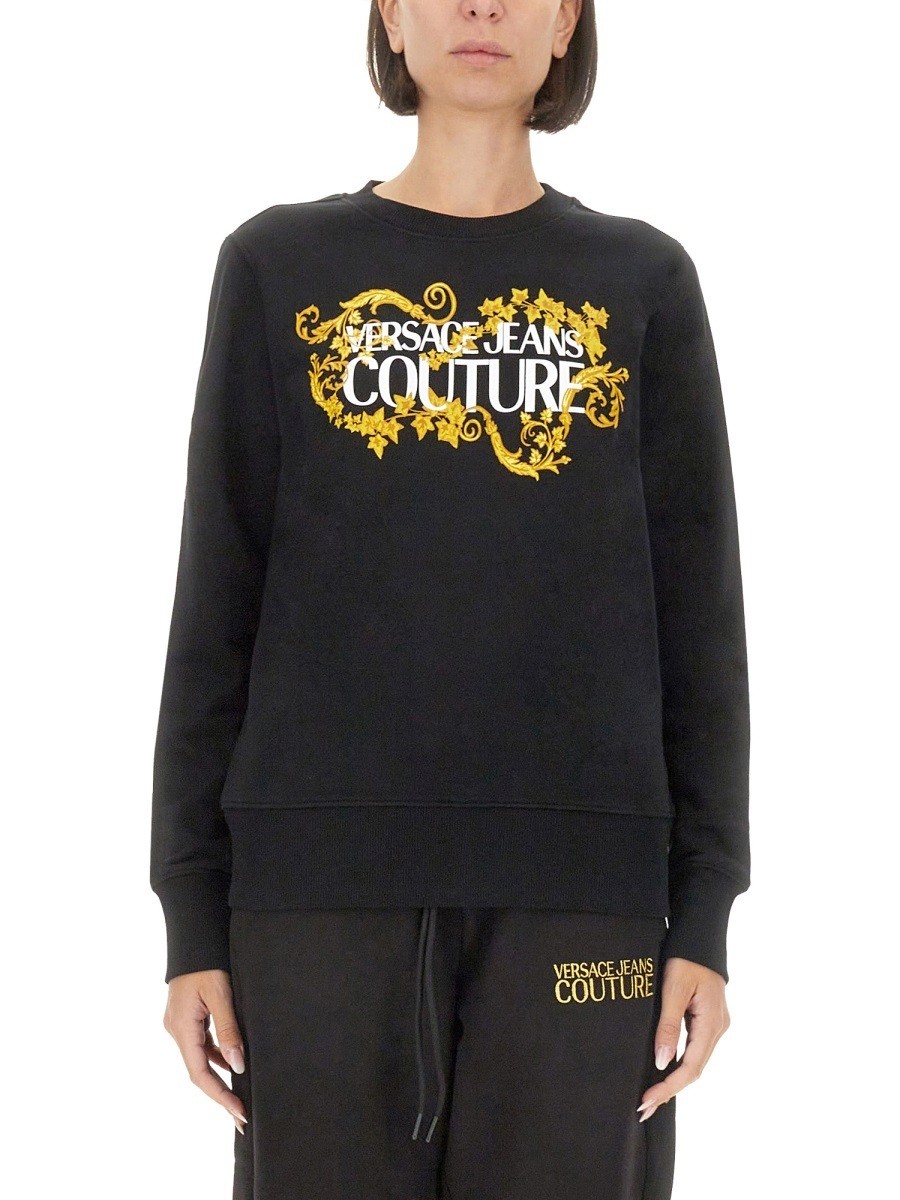 륵󥺡塼 VERSACE JEANS COUTURE ȥ졼ʡ ǥ ֥å Sweatshirts ...