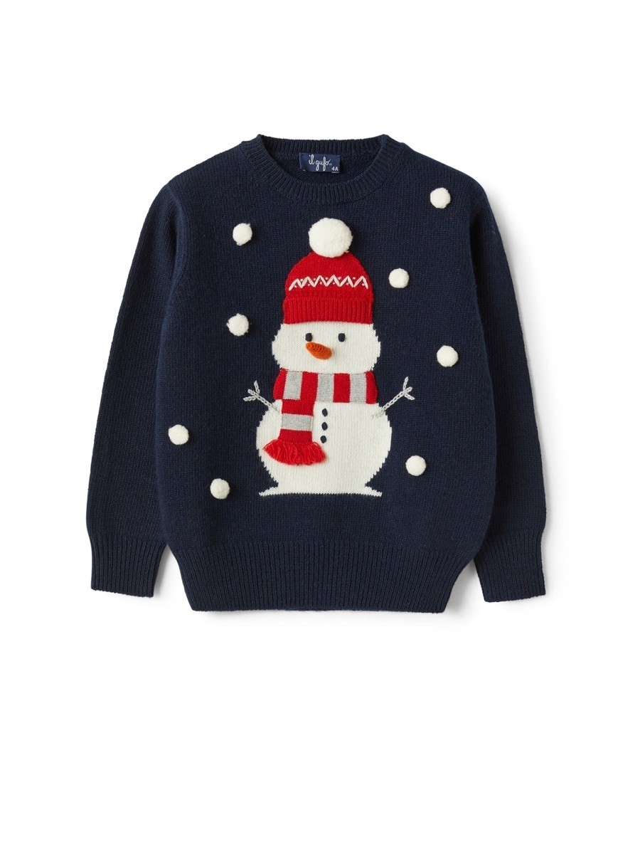 ݥȺ4!! 륰åե IL GUFO 롼ͥåѡ ˥åȥ ܡ ֥롼 Crew neck ju...