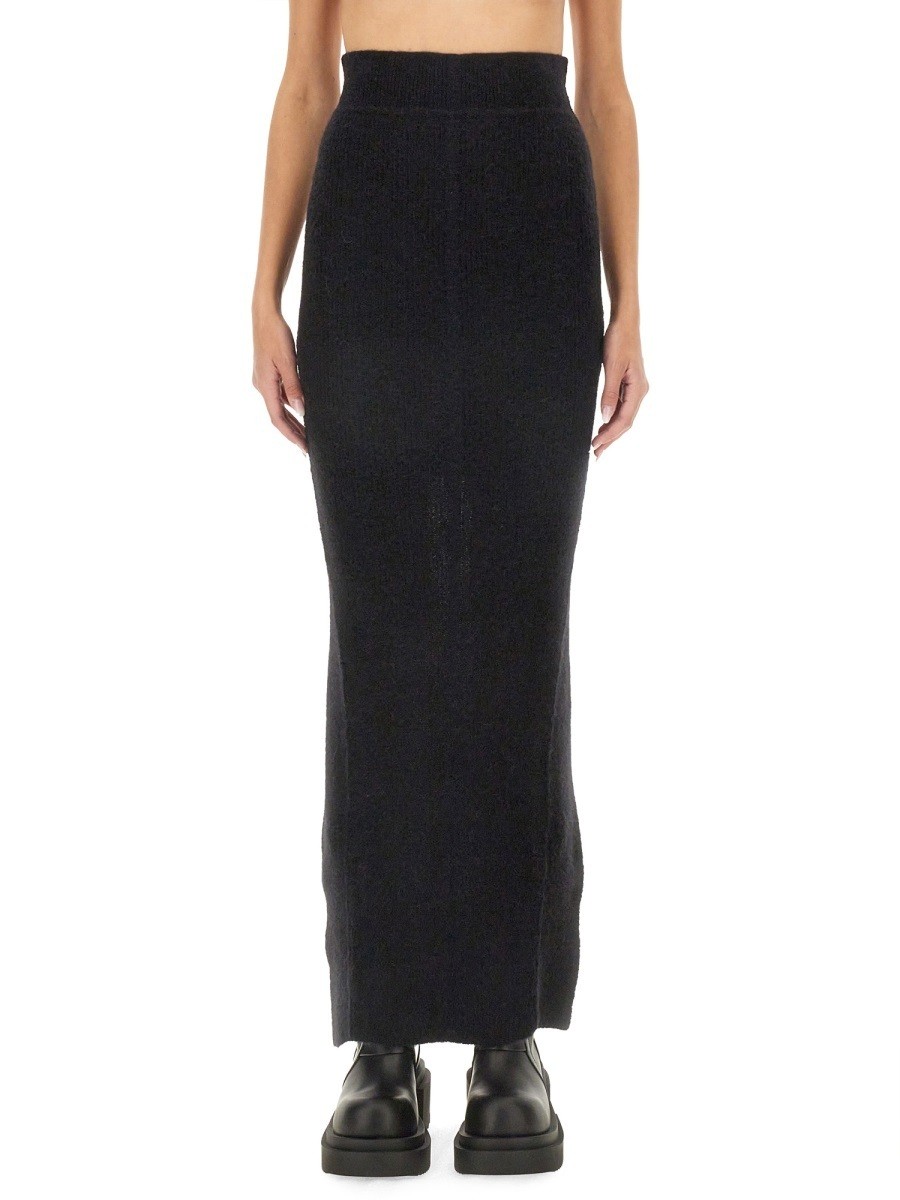 å  RICK OWENS  ǥ ֥å Skirts 336427 BLACK  ̵ åԥ...