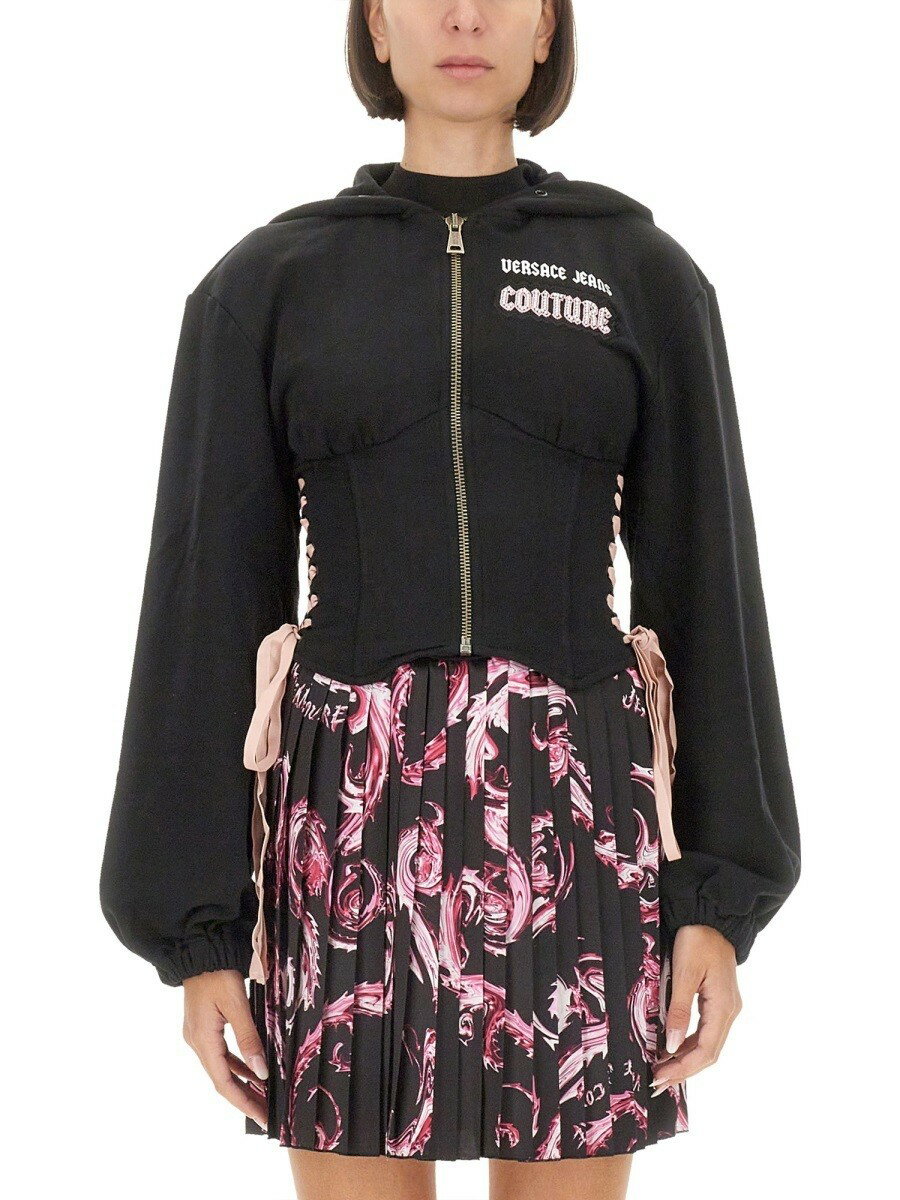 륵󥺡塼 VERSACE JEANS COUTURE ȥ졼ʡ ǥ ֥å Sweatshirts ...