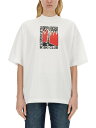【本日ポイント4倍!!】 パーム エンジェルス PALM ANGELS ポロシャツ Tシャツ レディース ホワイト T-shirts and polo shirts 314855 WHITE 関税 送料無料 ラッピング無料 2024SS el