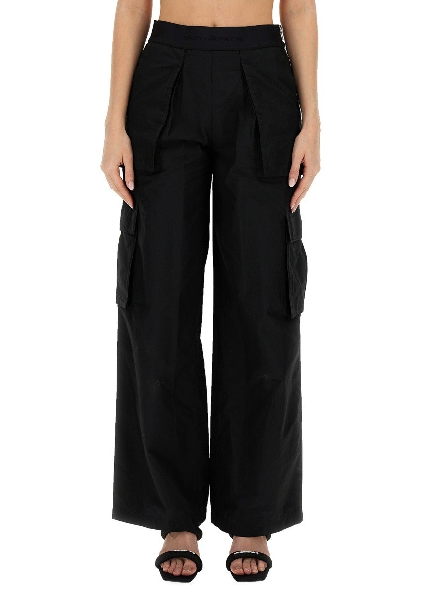 ݥȺ4!! 쥭 ALEXANDER WANG ܥ ѥ ǥ ֥å Trousers 31...