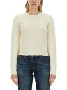 【本日ポイント4倍!!】 パーム エンジェルス PALM ANGELS セーター ニットウェア レディース ホワイト Knitwear 315823 WHITE 関税 送料無料 ラッピング無料 2024SS el