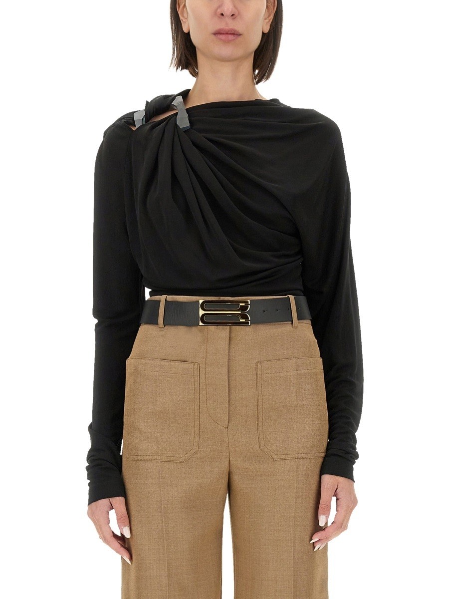 ȥꥢ٥å VICTORIA BECKHAM T ȥåץ ǥ ֥å T-shirts and tops 347...