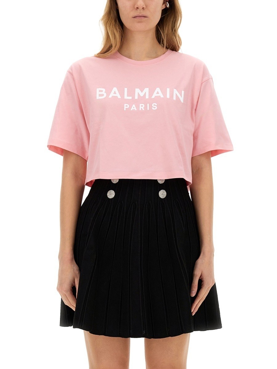 Хޥ BALMAIN ݥ T ǥ ԥ T-shirts and polo shirts 349856 PINK...