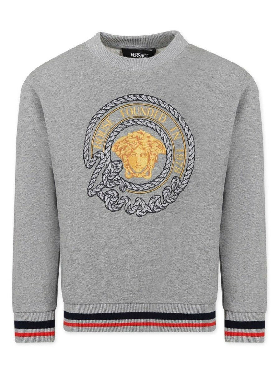 ݥȺ4!! 륵 VERSACE 롼ͥååȥ ȥ졼ʡ ܡ 졼 Crew neck...