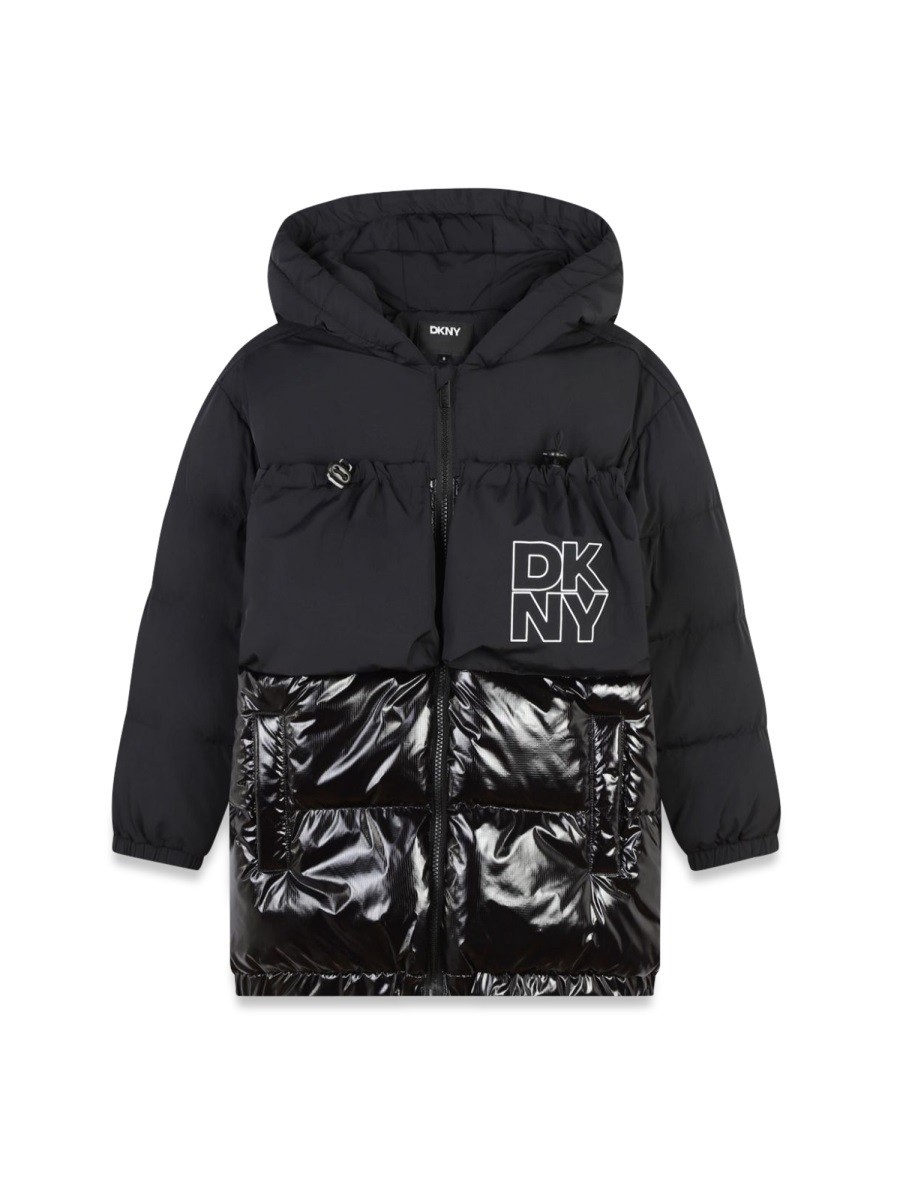 ǥ   磻 DKNY ȥ  륺 ֥å Trench coats 331086 BLACK  ...
