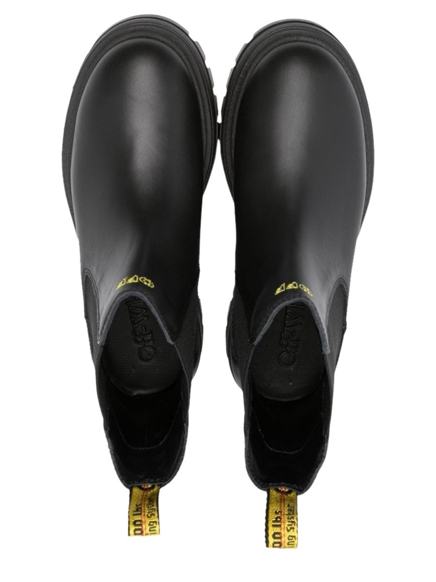  ۥ磻 OFF-WHITE 󥯥֡ ֡ ܡ ֥å Boots, ankle boots 307145 BLAC...