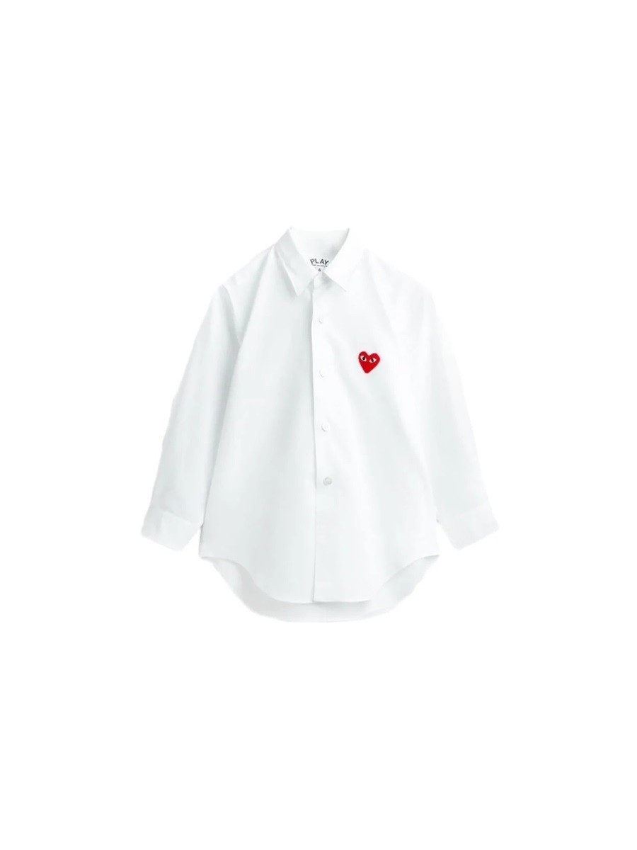 ץ쥤ǥ륽 COMME DES GARCONS PLAY ݥ ȥåץ ܡ ۥ磻 Polo shirts 30...