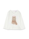 イルグッフォ IL GUFO Tシャツ トップス ベビーガールズ ホワイト T-shirt 307587 WHITE 関税 送料無料 ラッピング無料 2023AW el