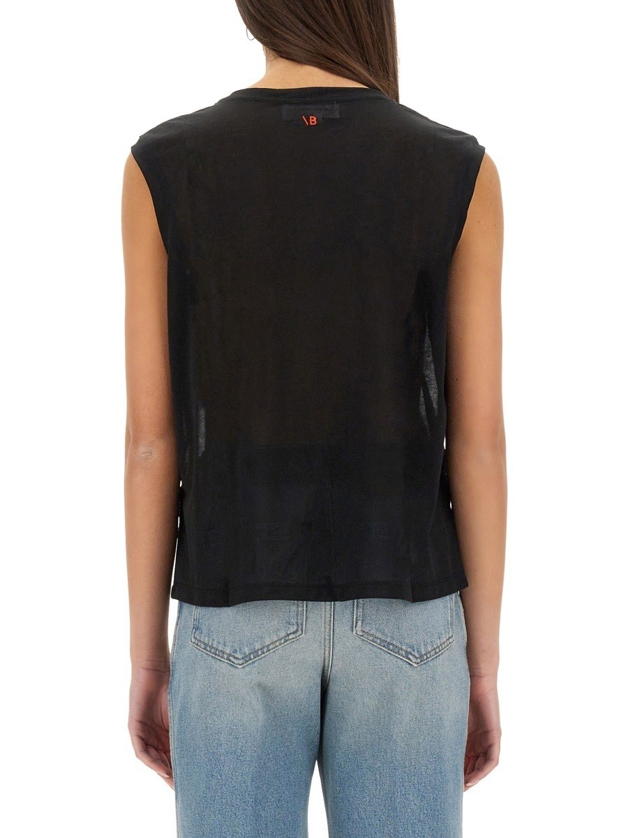 ȥꥢ٥å VICTORIA BECKHAM T ȥåץ ǥ ֥å T-shirts and tops 354...
