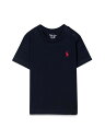 ポロ・ラルフローレン POLO RALPH LAUREN Tシャツ トップス ベビーボーイズ ブルー T-shirt 268867 BLUE 関税 送料無料 ラッピング無料 2023SS el