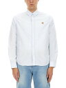 メゾン キツネ MAISON KITSUNE シャツ メンズ Shirts 336069 BABY BLUE 関税 送料無料 ラッピング無料 2024AW el