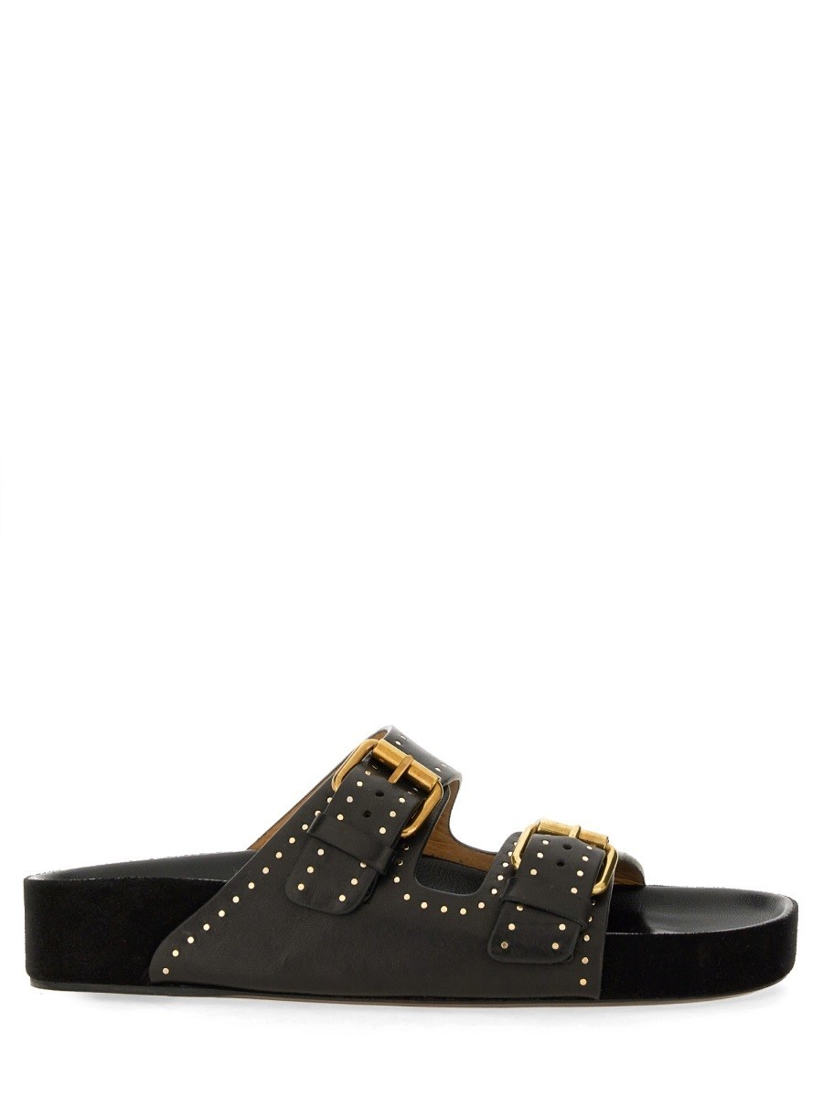 ٥ ޥ ISABEL MARANT  ǥ ֥å Sandals 346049 BLACK  ̵ ...