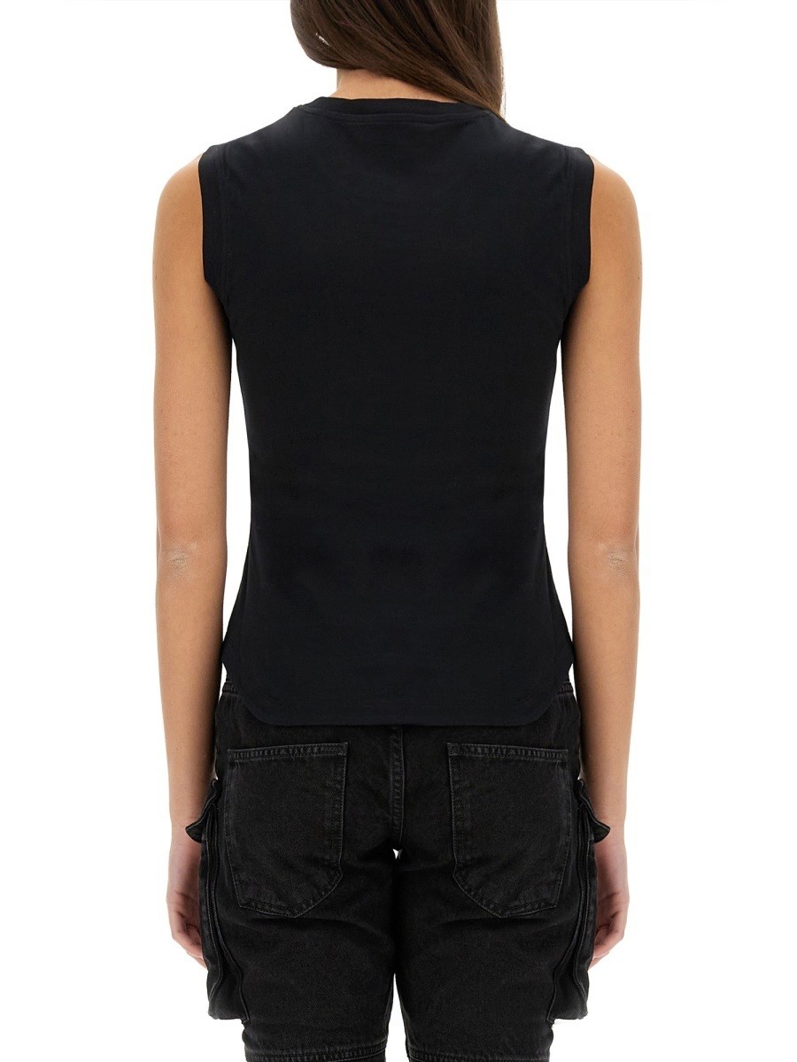 ƥ ATTICO T ȥåץ ǥ ֥å T-shirts and tops 355346 BLACK  ̵...