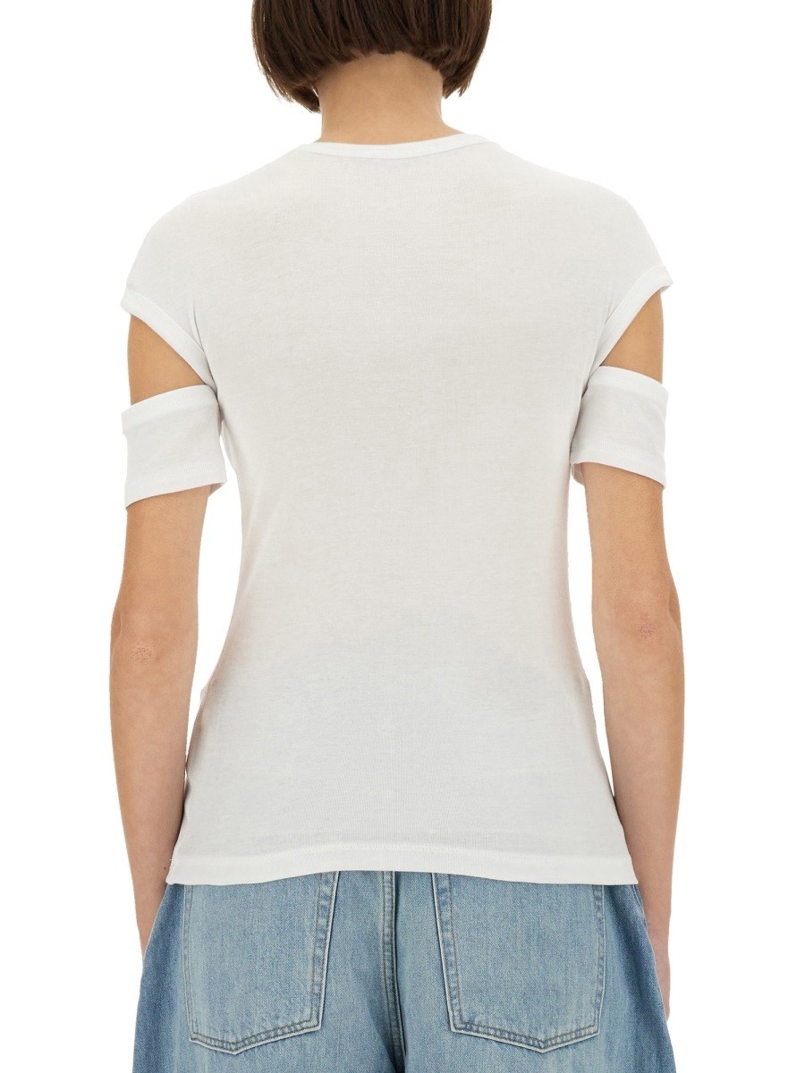 إࡼ  HELMUT LANG T ȥåץ ǥ ۥ磻 T-shirts and tops 351608 WH...