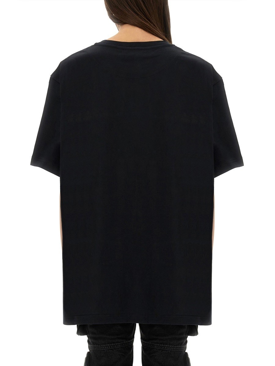 ƥ ATTICO ݥ T ǥ ֥å T-shirts and polo shirts 351051 BLAC...