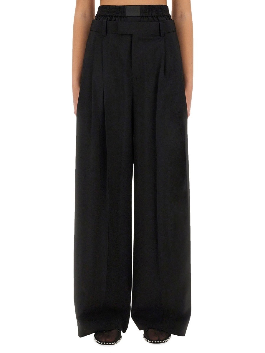 쥭 ALEXANDER WANG ܥ ѥ ǥ ֥å Trousers 347833 BLACK  ...