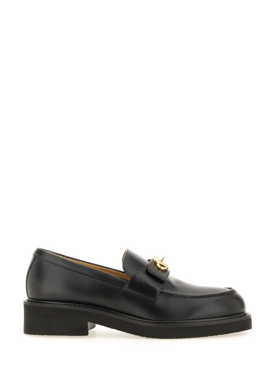 ƥ  VALENTINO GARAVANI ե ǥ ֥å Loafers 340209 BLAC...