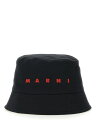【三連休限定1000円OFF】 マルニ MARNI ハット 帽子 メンズ ブラック Hats 350071 BLACK 関税 送料無料 ラッピング無料 2025SS el