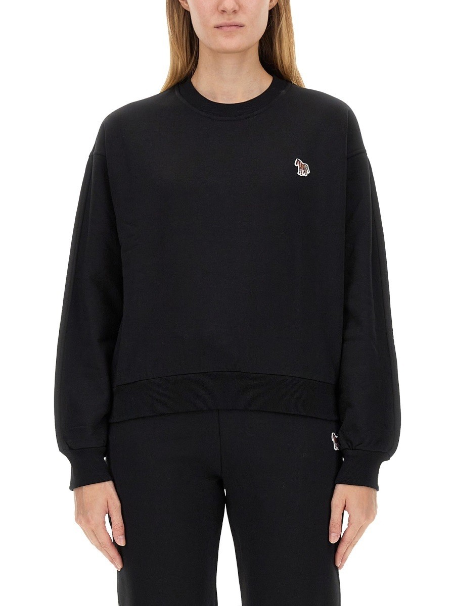 ݡ륹ߥ PAUL SMITH ȥ졼ʡ ǥ ֥å Sweatshirts 349725 BLACK  ̵ ...