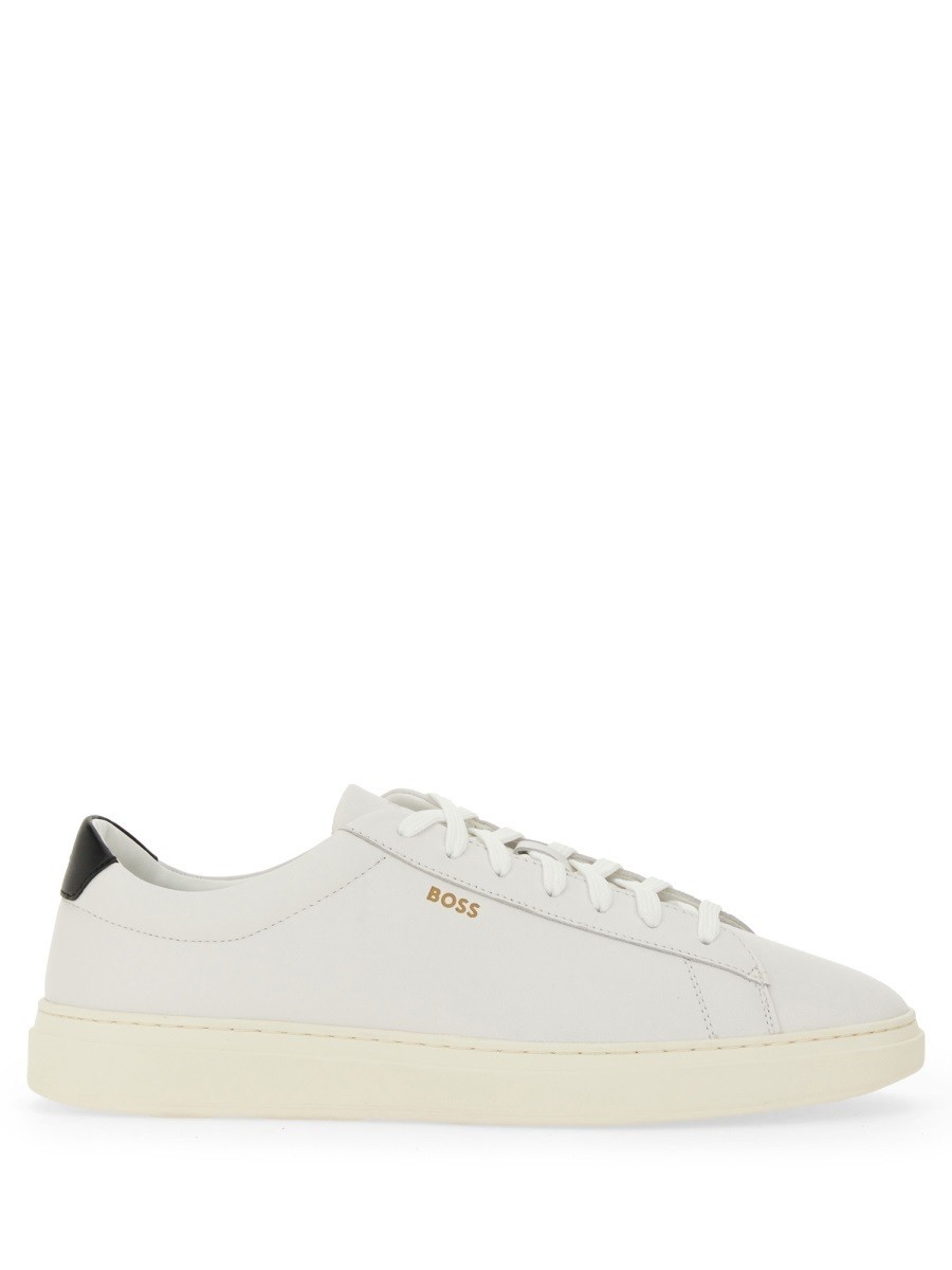 ܥ BOSS ˡ  ۥ磻 Sneakers 354108 WHITE  ̵ åԥ̵ 2025SS el