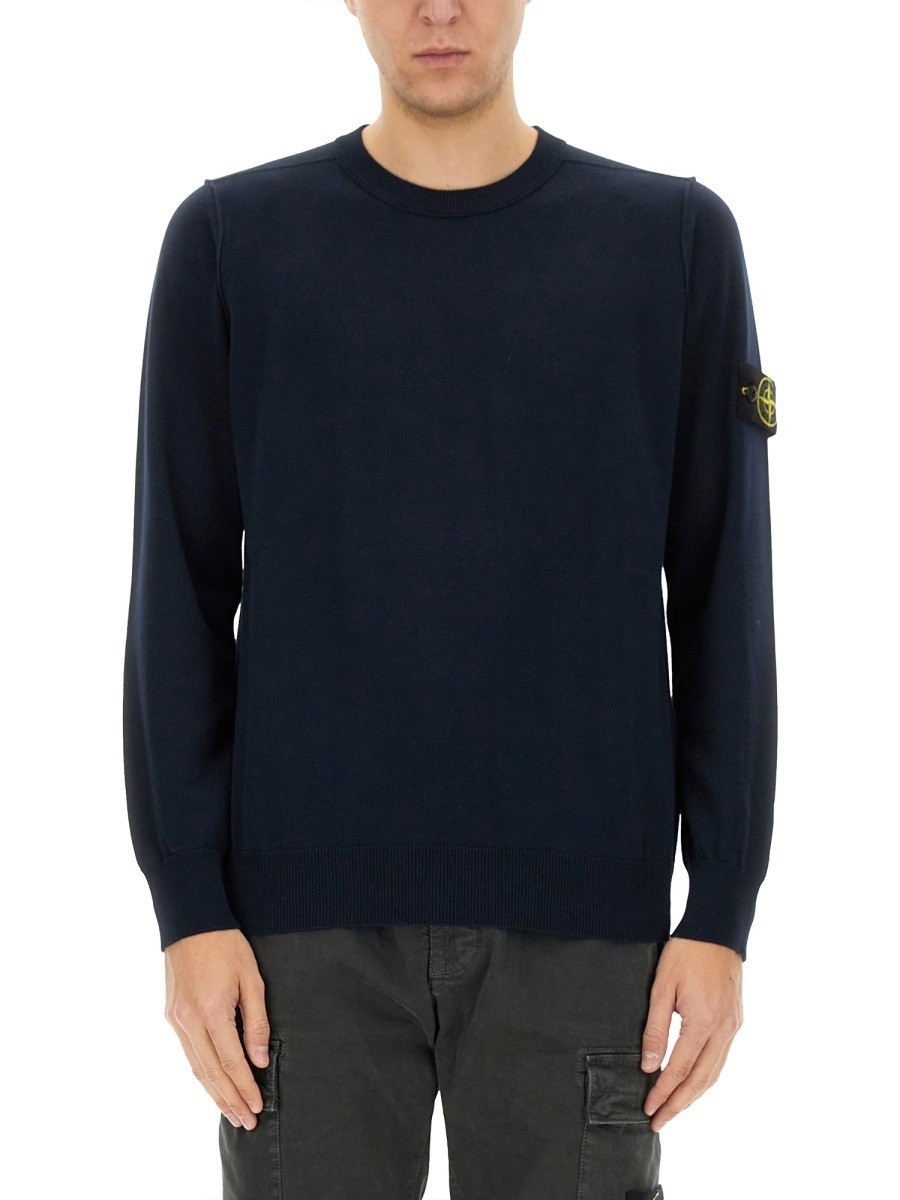 ȡ  STONE ISLAND  ˥åȥ  ֥롼 Knitwear 355942 BLUE  ...