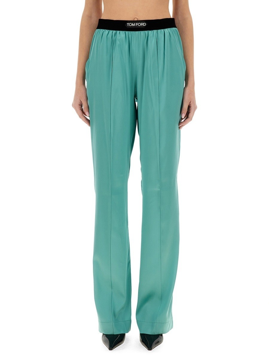 ݥȺ4!! ȥ ե TOM FORD ܥ ѥ ǥ ꡼ Trousers 354670 GRE...