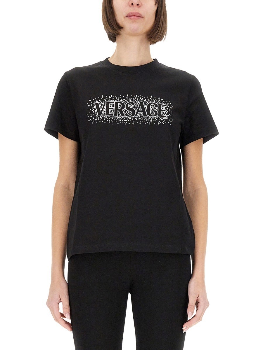 륵 VERSACE ݥ T ǥ ֥å T-shirts and polo shirts 351833 B...
