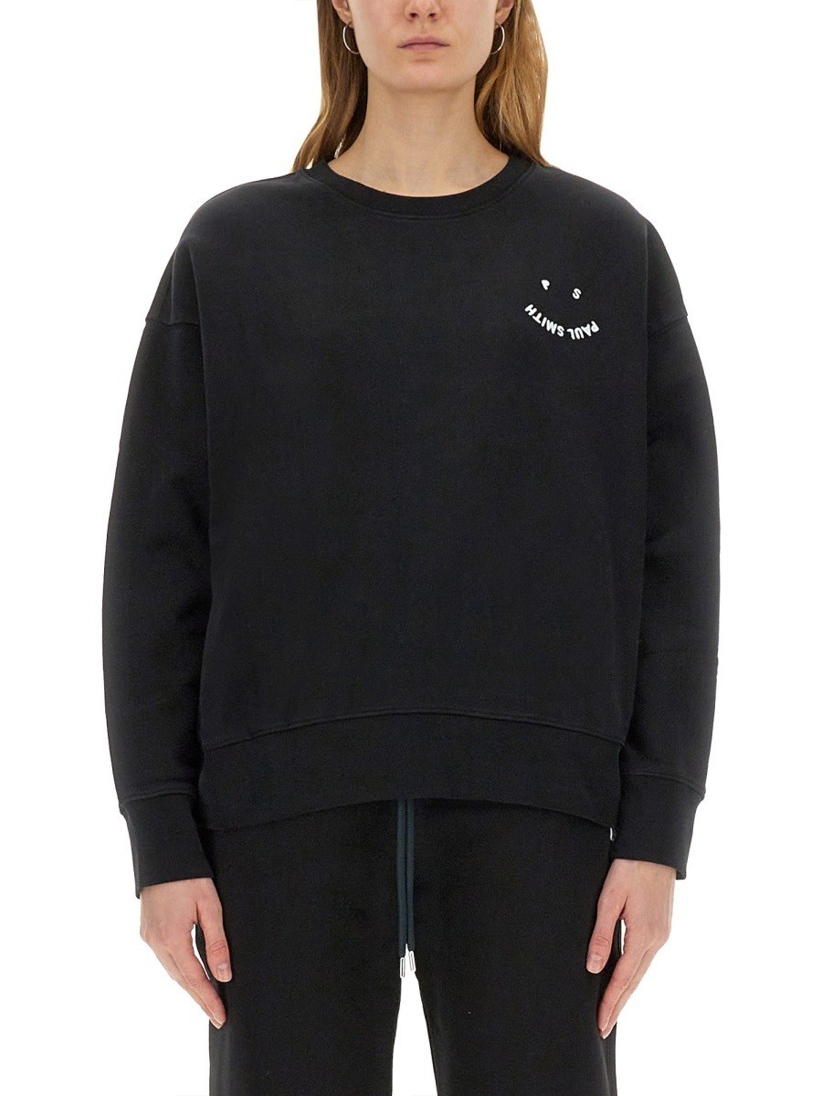 ݡ륹ߥ PAUL SMITH ȥ졼ʡ ǥ ֥å Sweatshirts 353580 BLACK  ̵ ...