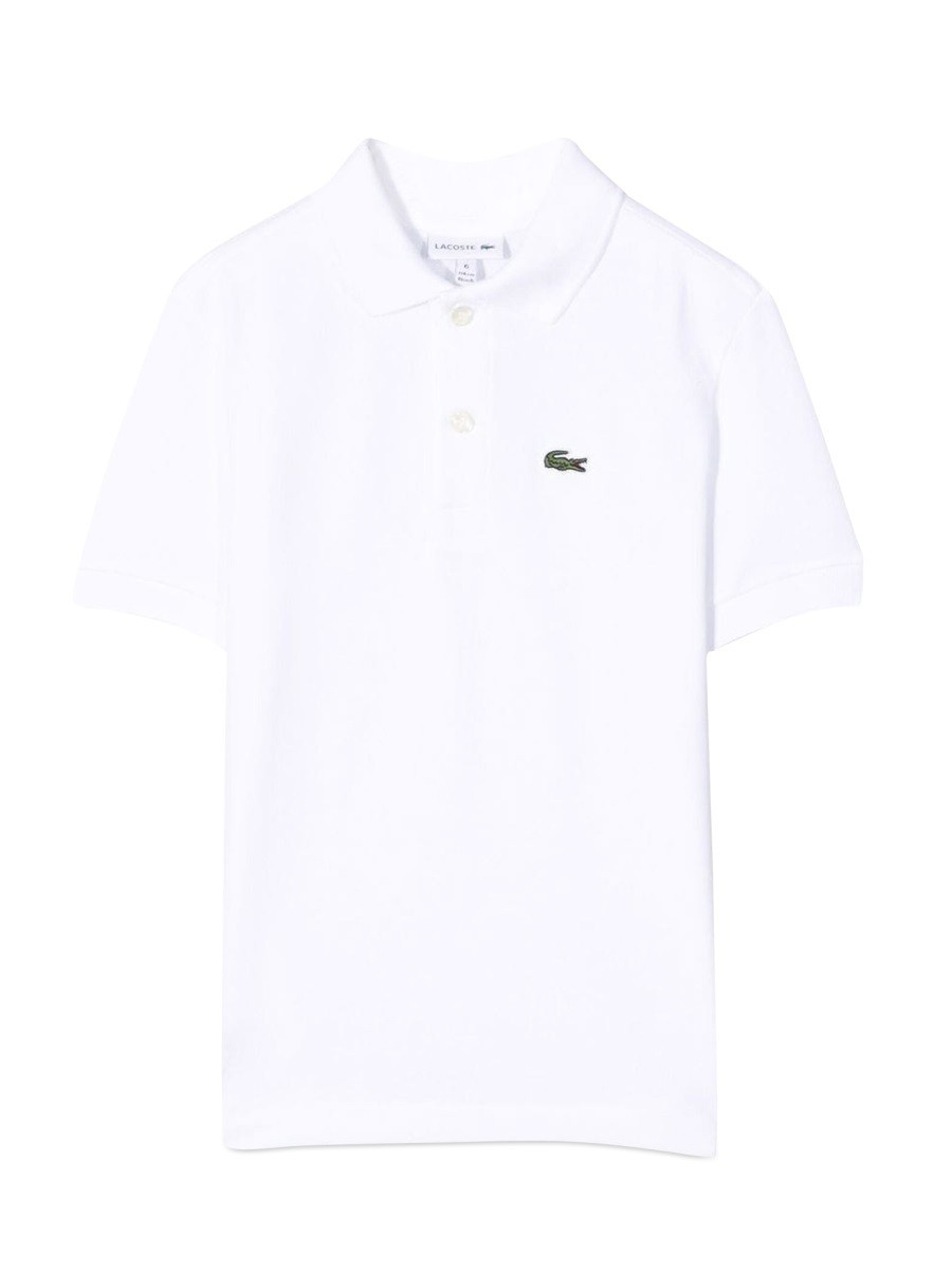 饳 LACOSTE ݥ ȥåץ ܡ ۥ磻 Polo shirts 354047 WHITE  ̵ å...